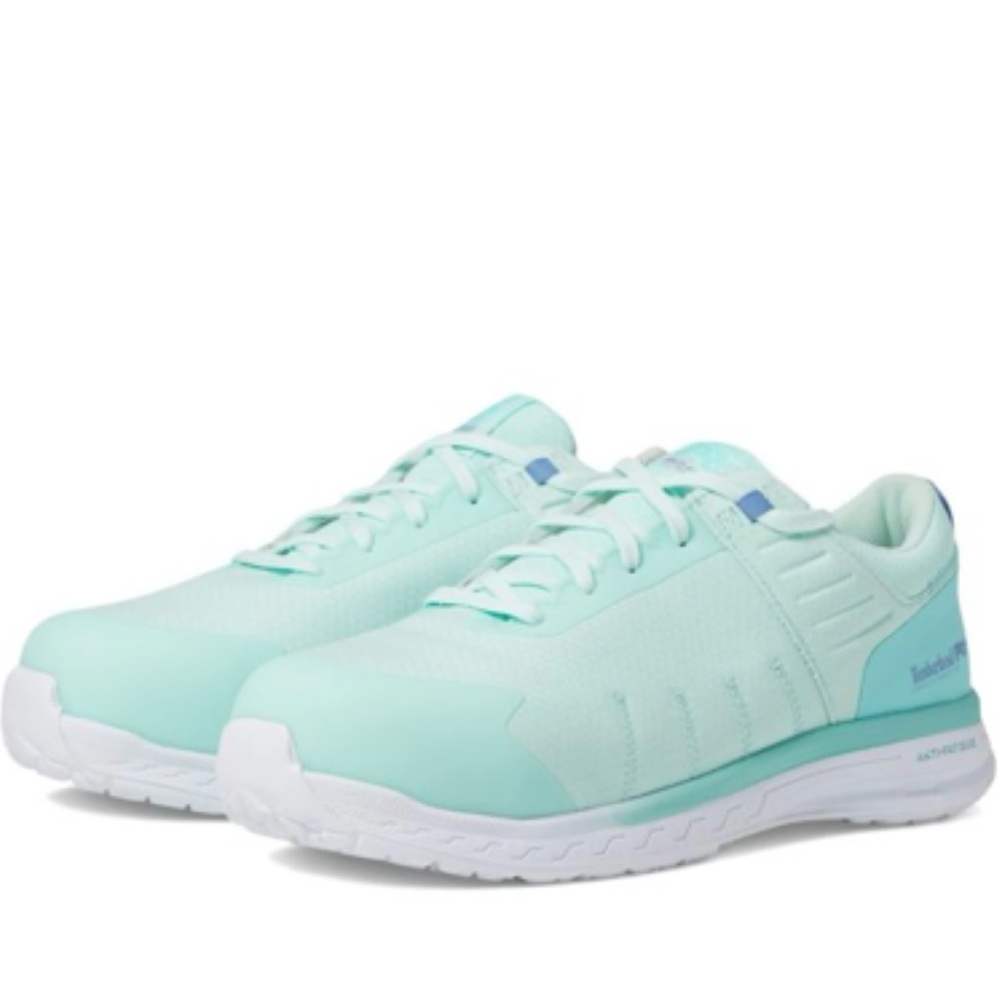 Size 9 Timberland TEAL PRO Women's
Overdrive Composite Safety Toe Work
Shoe NIB